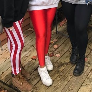 American Apparel Pants - American Apparel Red Disco Leggings M American Apparel Pants - American Apparel Red Disco Leggings M